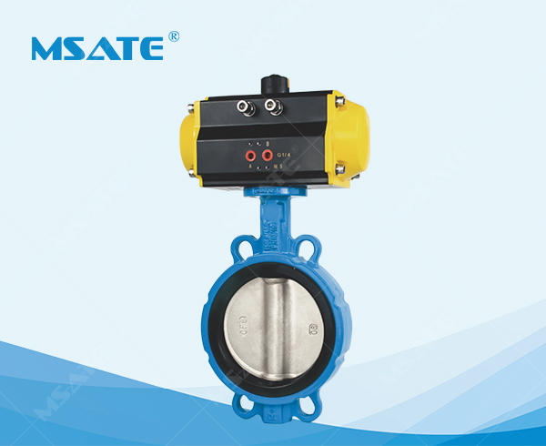  BUV204气动型对夹式蝶阀